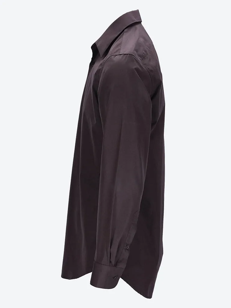 Fitted clean minimal details shirt