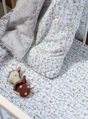 Fitted Sheet Made With Liberty Fabric THEO PINK