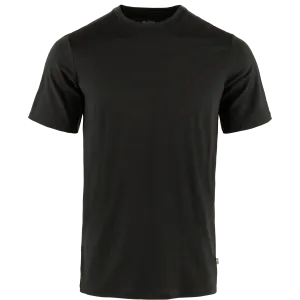 Fjällräven Men&#x27;s Abisko Wool Short Sleeve Black | Buy Fjällräven Men&#x27;s Abisko Wool Short Sleeve Black here | Outnorth