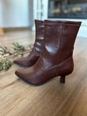 Flag Faux Leather Dress Boot