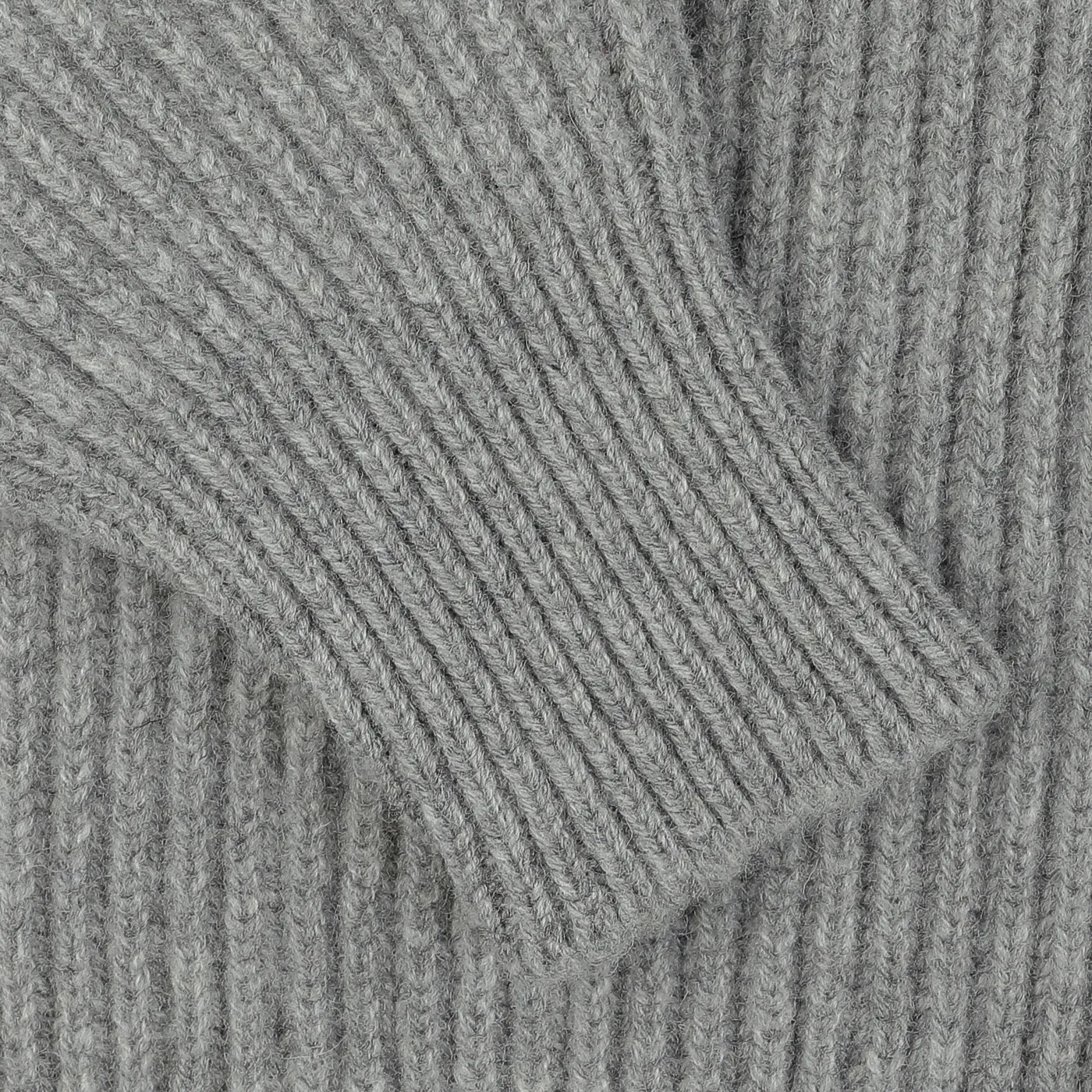 Flannel Grey Lambswool Shawl Collar Cardigan