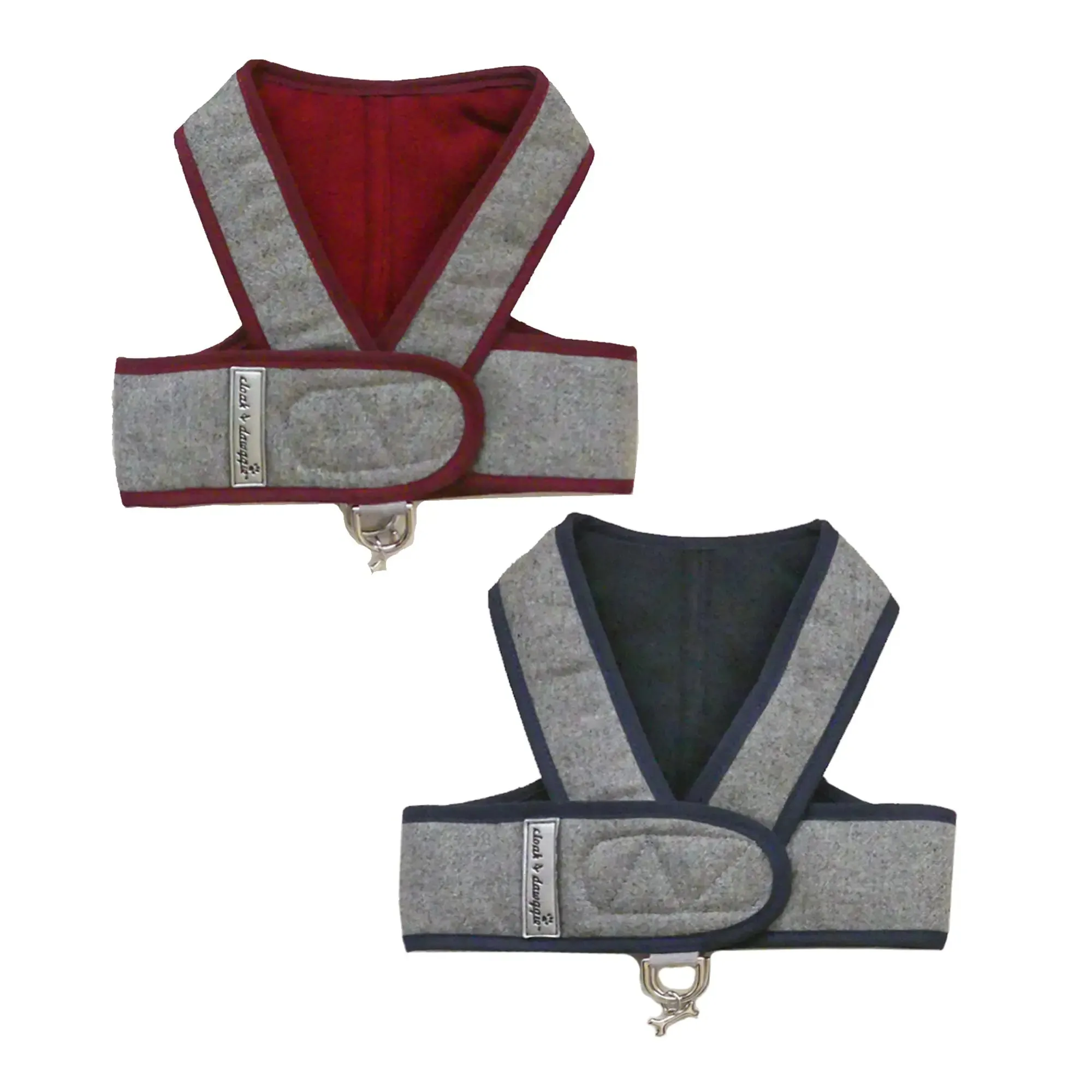 Flannel Wrap Step N Go - Step In Dog Harness Warm No Buckle 6-25 LBS