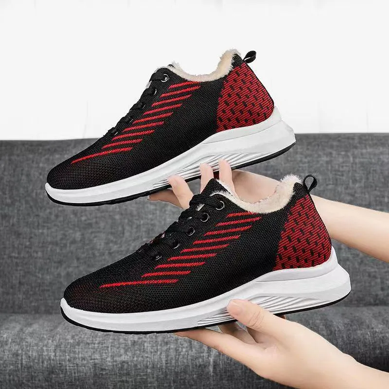 Fleece and padded winter mom shoes