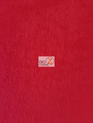 Fleece Fabric Solid / Red