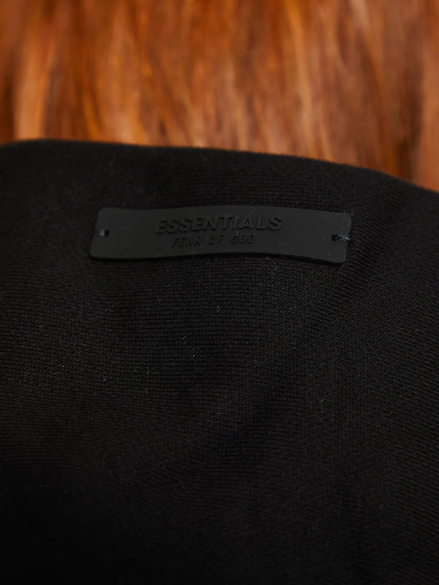 Fleece Hoodie in Black