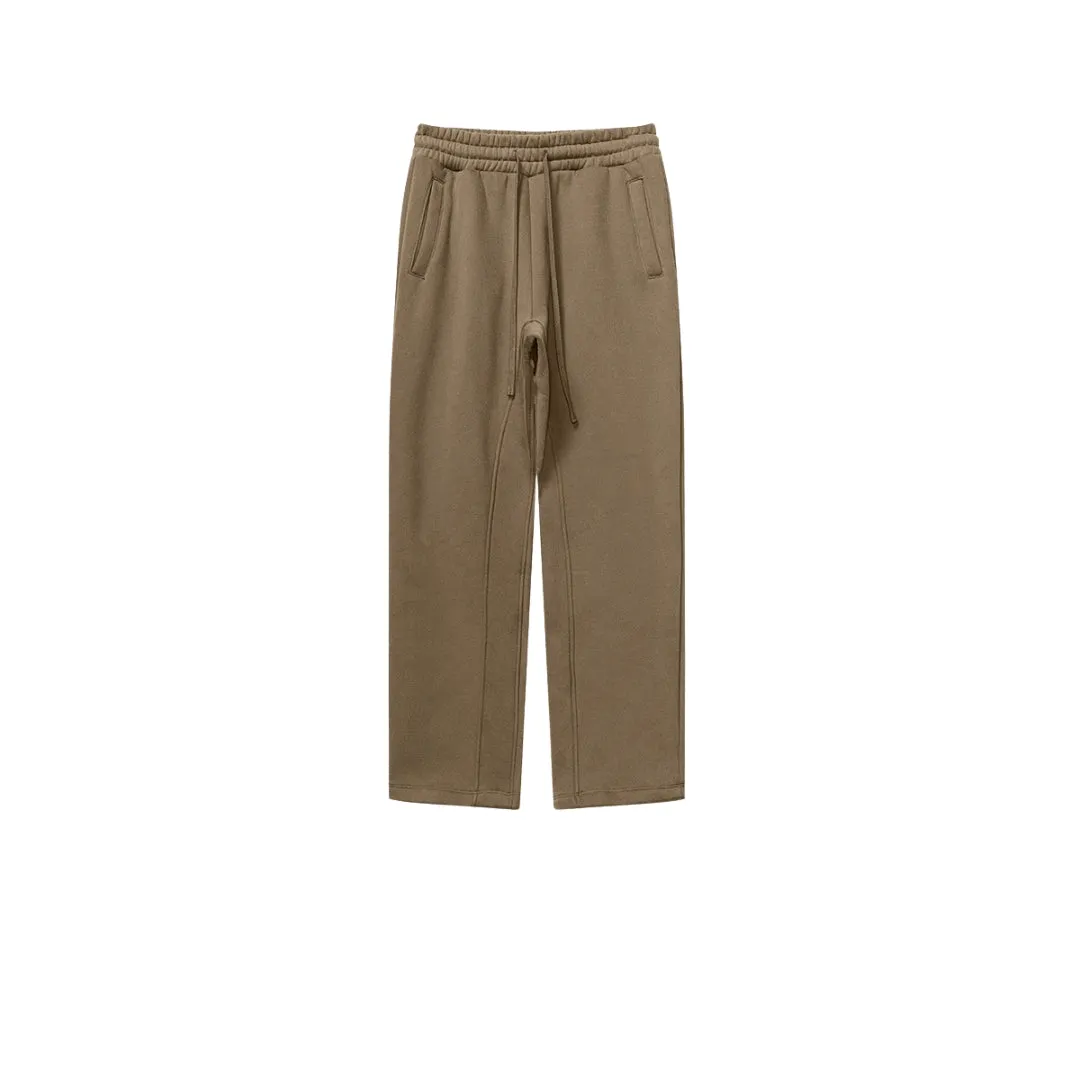 Fleece Lining Oversize Hoodie & Fleece Lining Sweatpants Setup WN9931-K