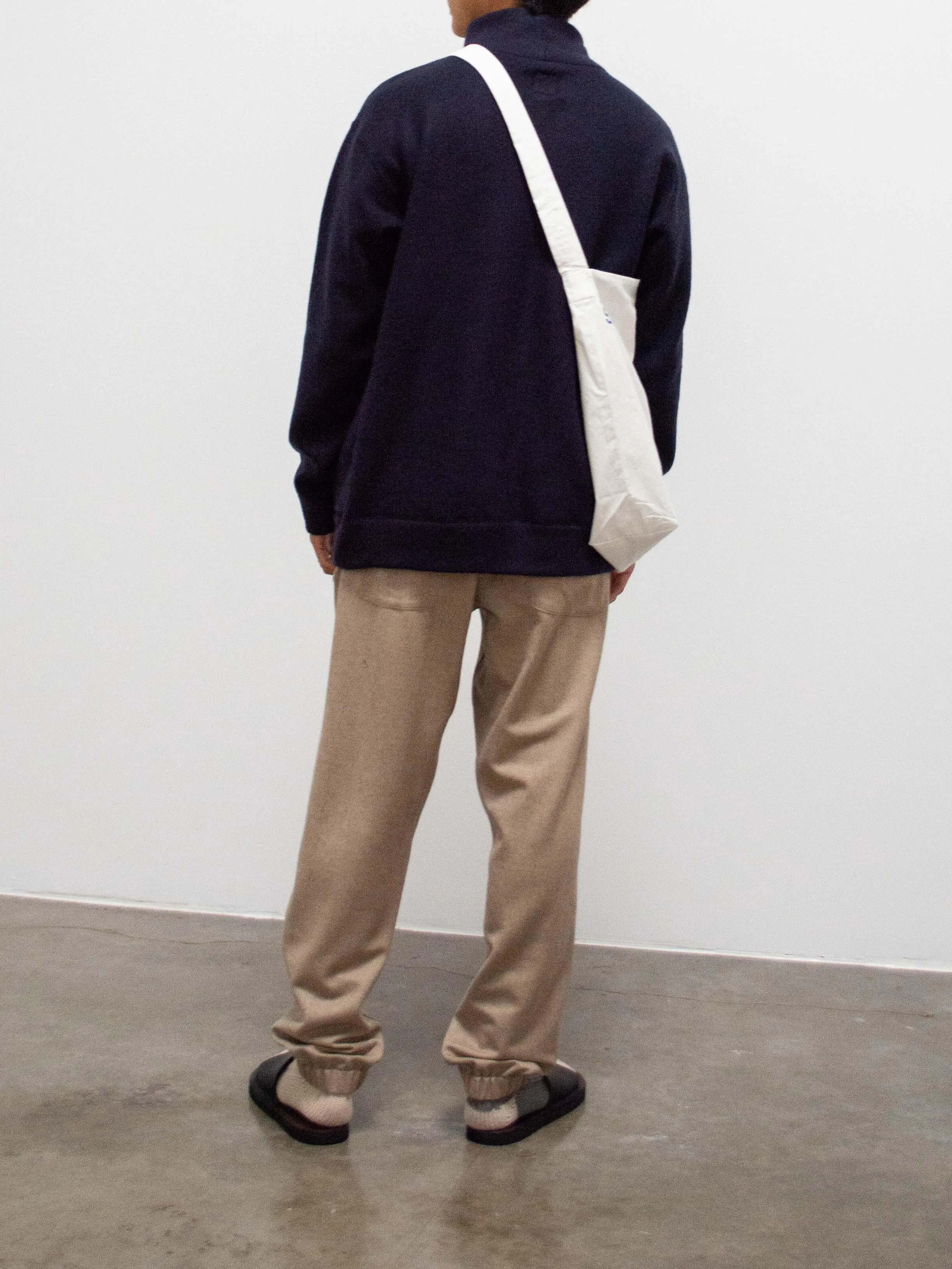Flexible Wool Easy Pants - Beige