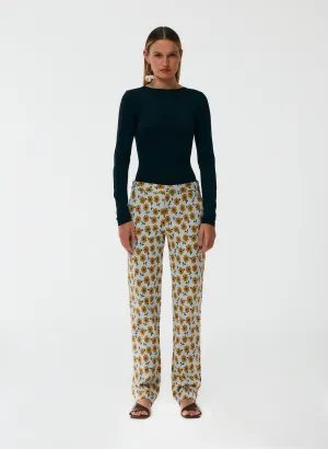 Flora Jacquard Elfie Trouser
