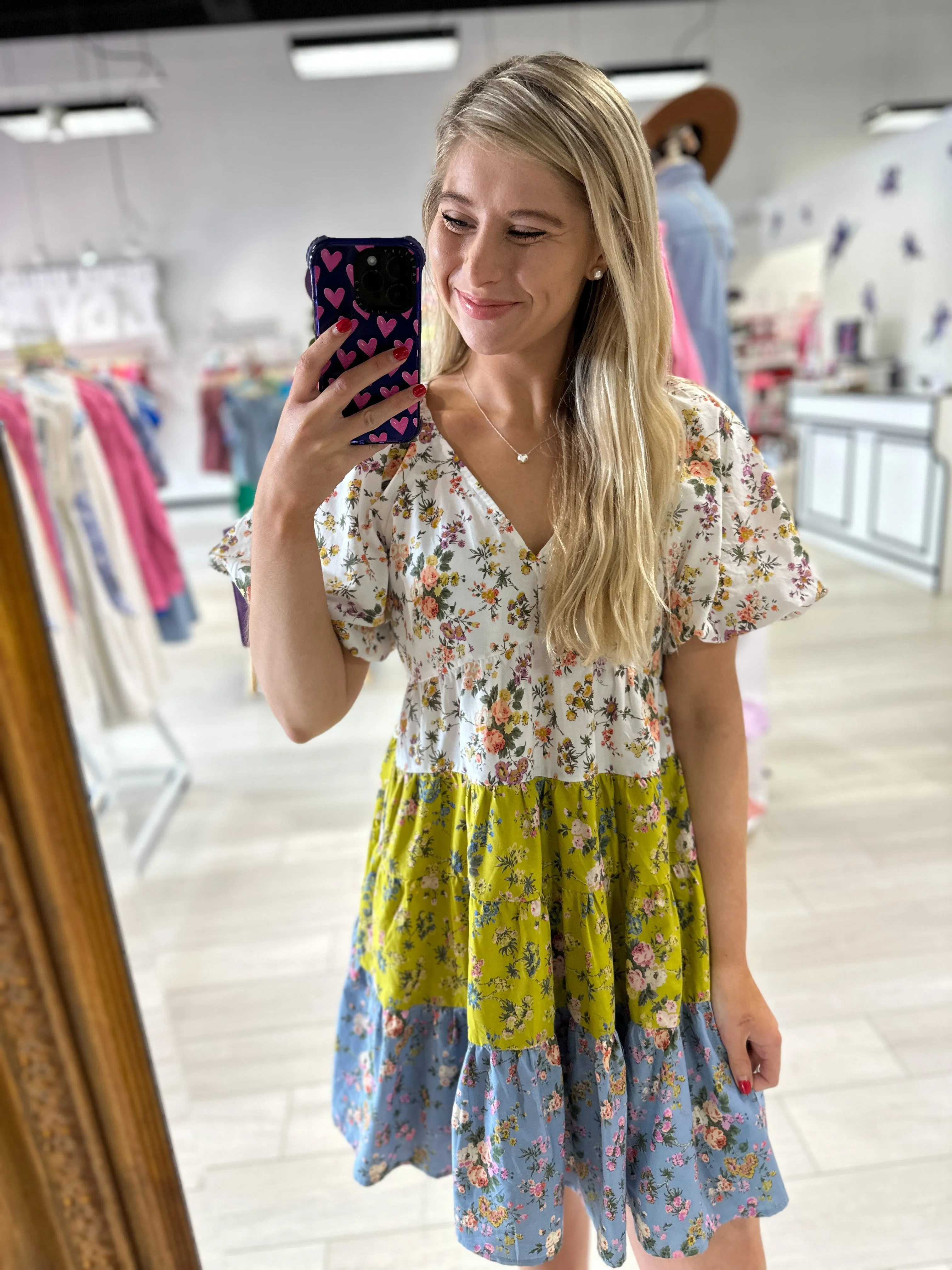 Floral Fantasy Mini Dress