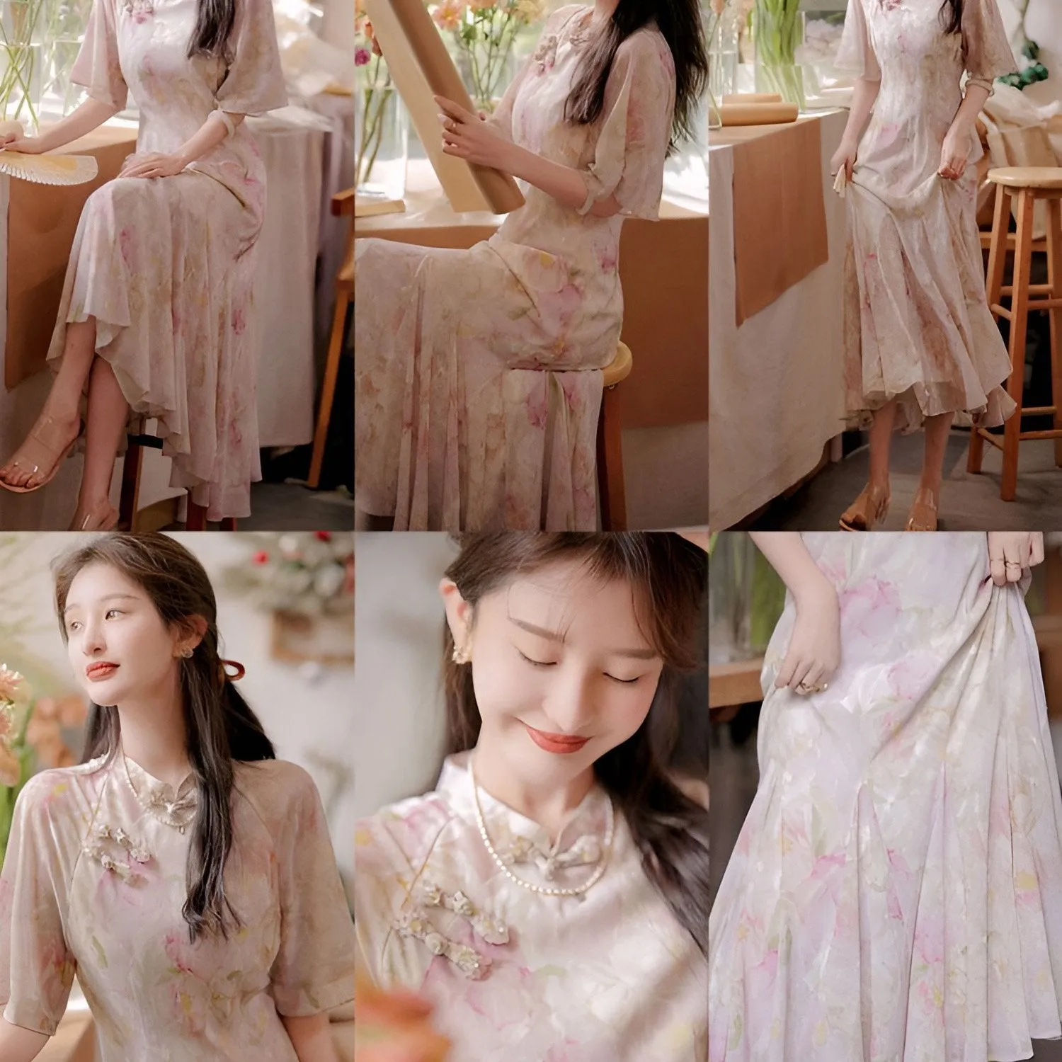 Floral Modern Cheongsam