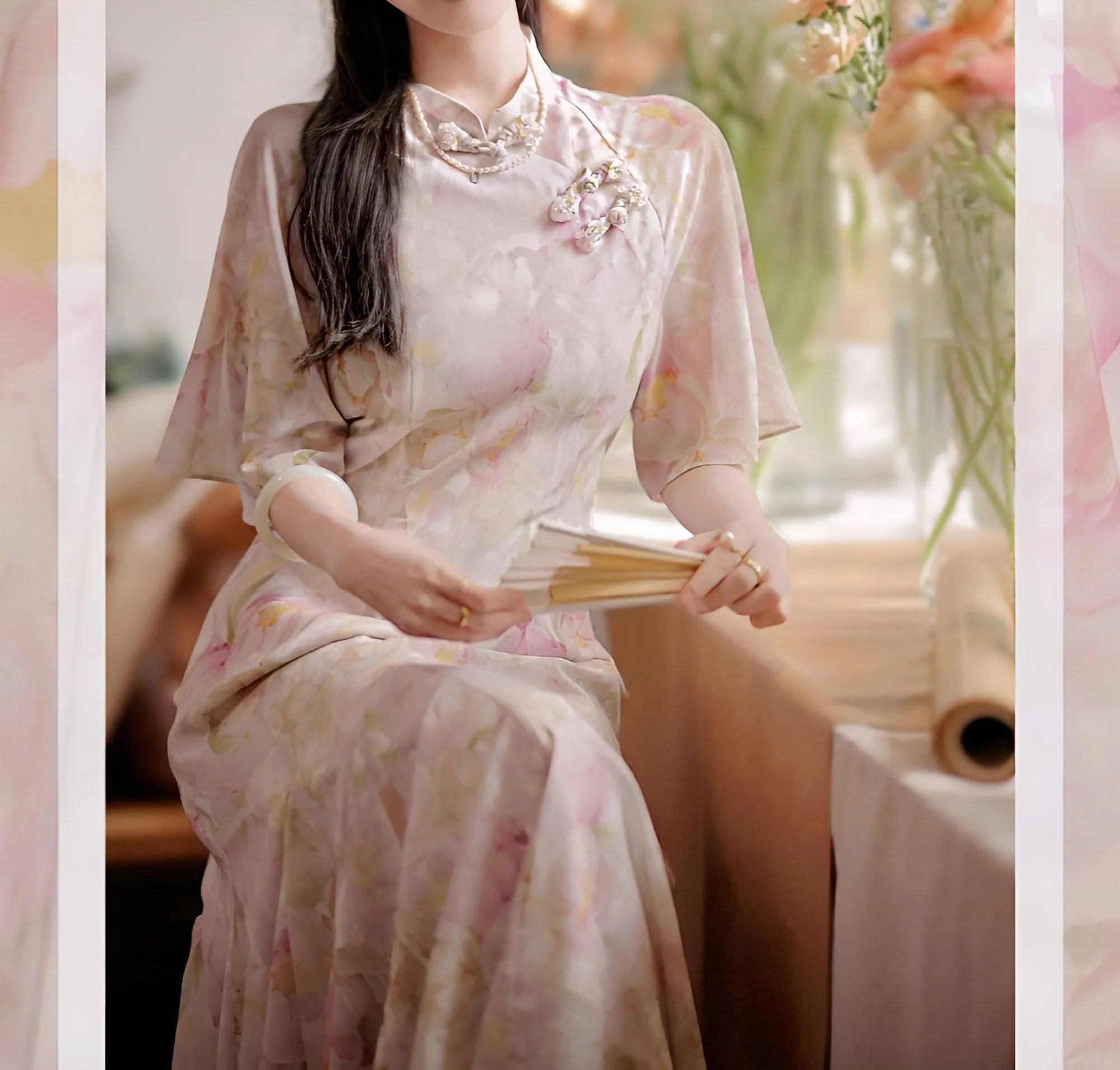Floral Modern Cheongsam