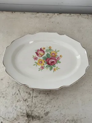 Floral Platter no mark