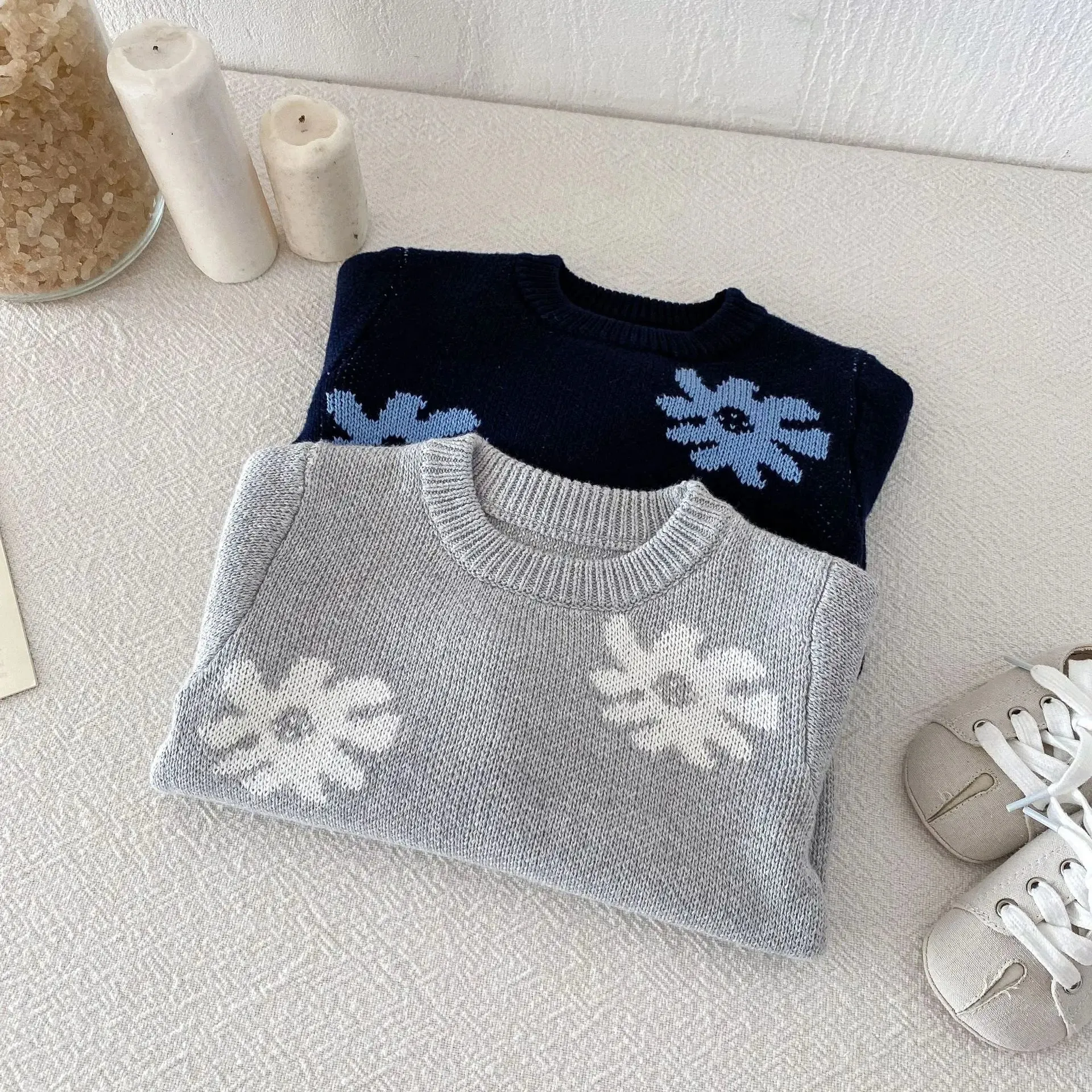 Floral Print Sweater