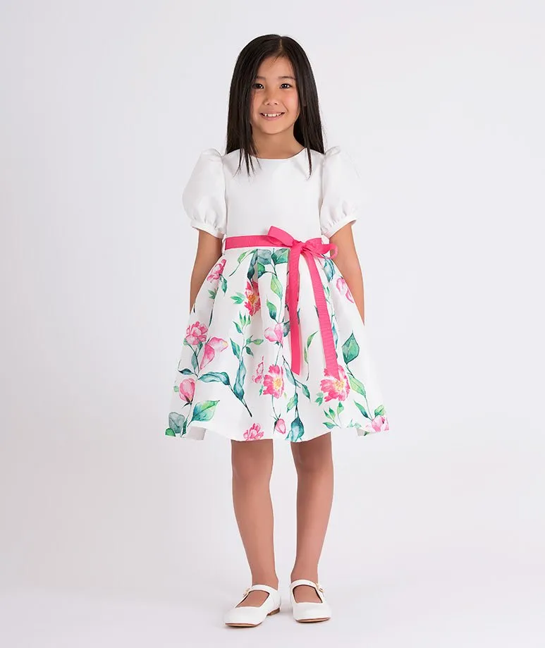 Floral Puff Sleeve Dress