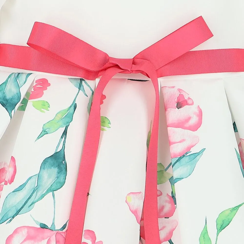Floral Puff Sleeve Dress