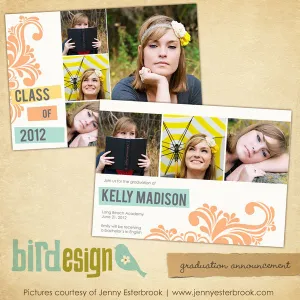 Floral Style | Graduation announcement