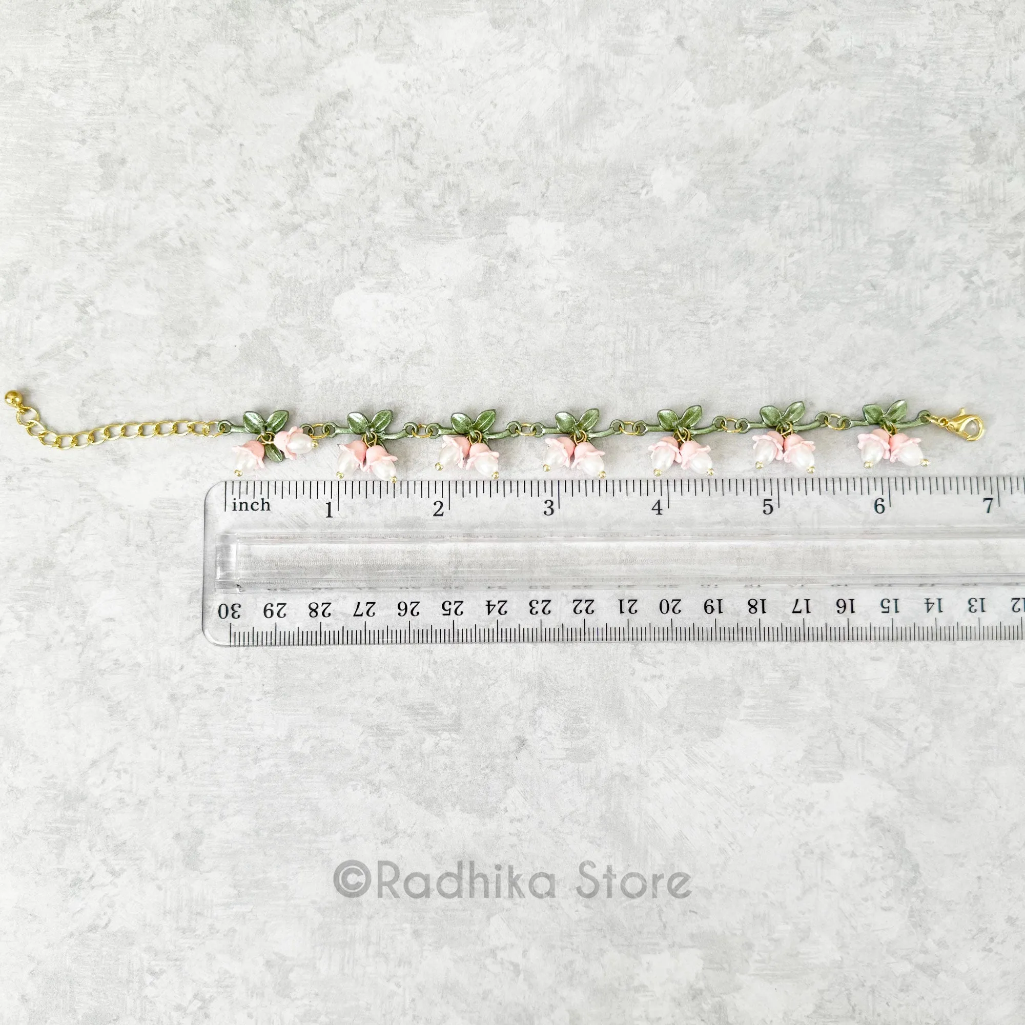 Flower Bells With Pearls- Deity Necklace