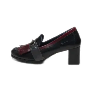 Fluchos High-Heel Shoes Leather Black Colour For Women