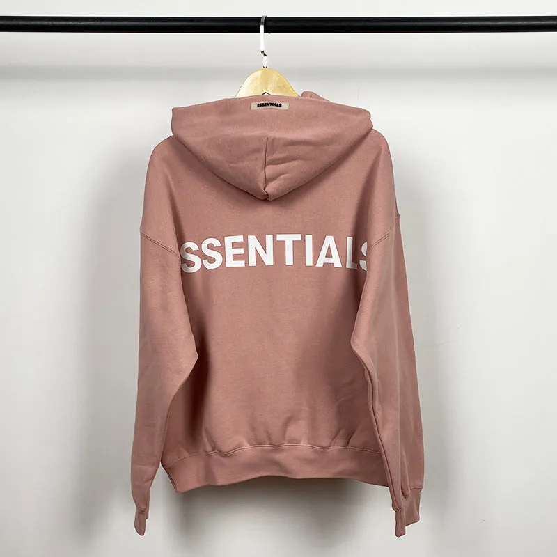 Fog Essentials Hoodie Unisex Loose Fleece Hooded Sweater Couple