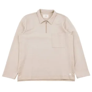 Folk Signal Half Zip - Stone