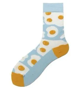 Food Socks Sunny-Side-Up Eggs