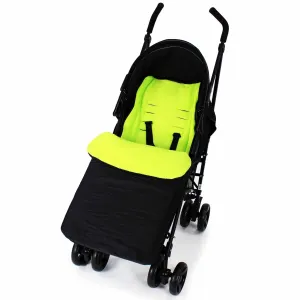 Footmuff  Buddy Jet For Mountain Buggy Duet 2.5 Bundle (Black)