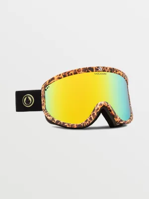 Footprints Goggle with Bonus Lens - Giraffe / Gold Chrome