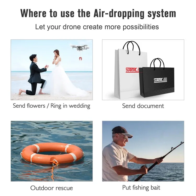 For DJI  Mavic 3 STARTRC Air-Dropping System Thrower Parabolic (Grey)