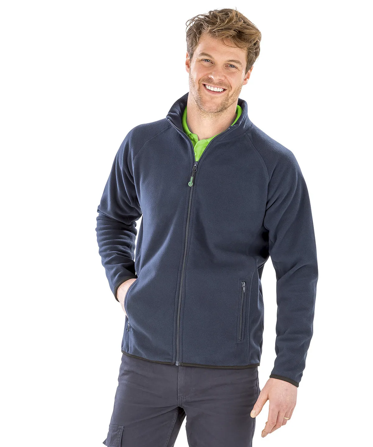 Forest Green - Recycled fleece polarthermic jacket