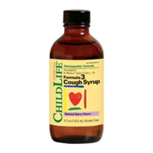 Formula 3 Cough Syrup 4 oz By Child Life Essentials