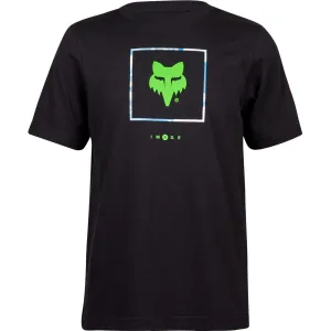 Fox Racing  Youth Atlas Short Sleeve Tee T-Shirt Midweight Comfort Cotton Black