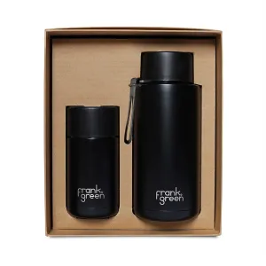Frank Green The Essentials Gift Set Midnight 355ml/1L