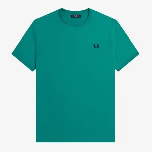 Fred Perry Ringer T-Shirt - Deep Mint