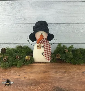 Fred the Curly Nose Snowman