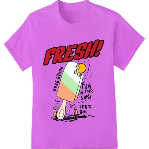 Fresh Summer Fun with Best Friends Popsicle DTF Print