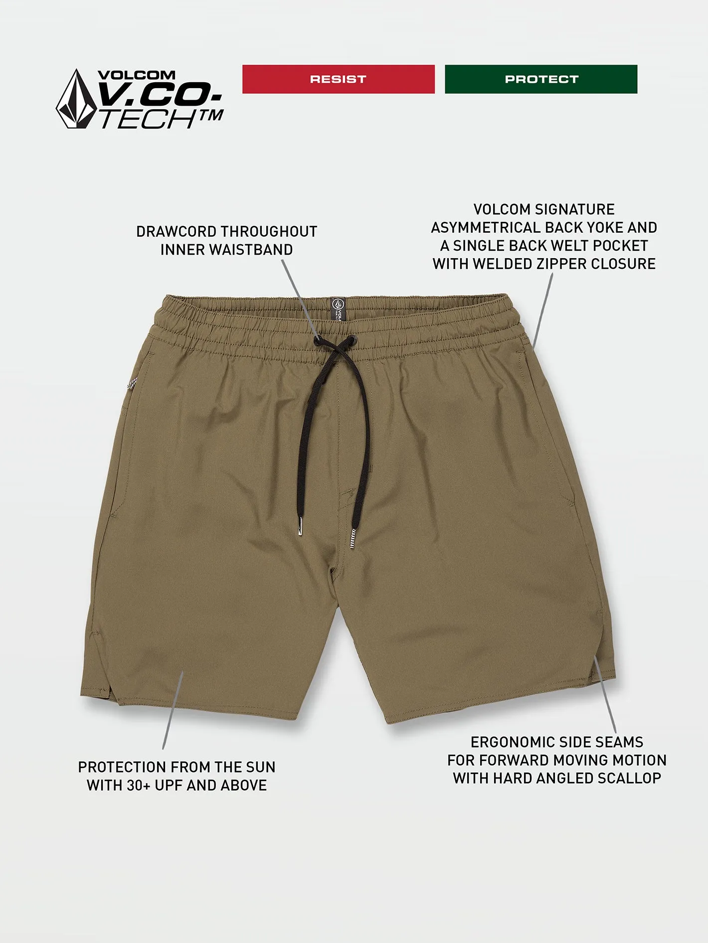 Frickin Ascender Shorts - Winter Moss