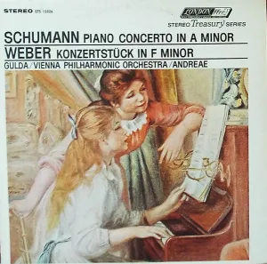 Friedrich Gulda, Wiener Philharmoniker, Volkmar Andreae - Robert Schumann / Carl Maria von Weber - Piano Concerto In A Minor / Konzertstück In F Minor (LP, RE) (VG )