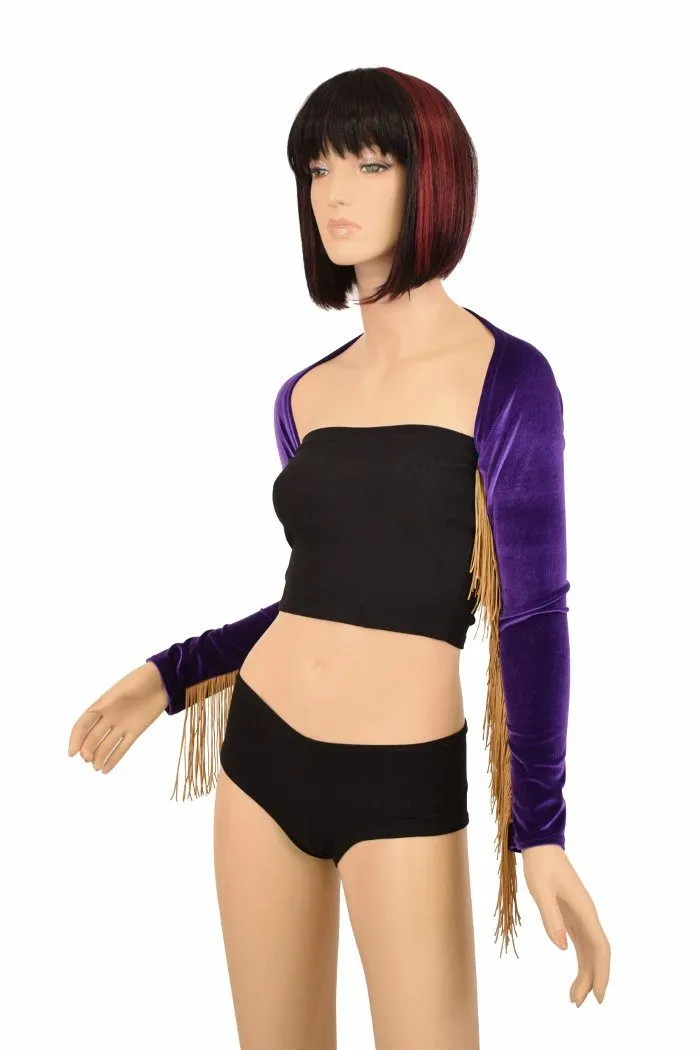 Fringe "Samba Sleeve" Dance Shrug