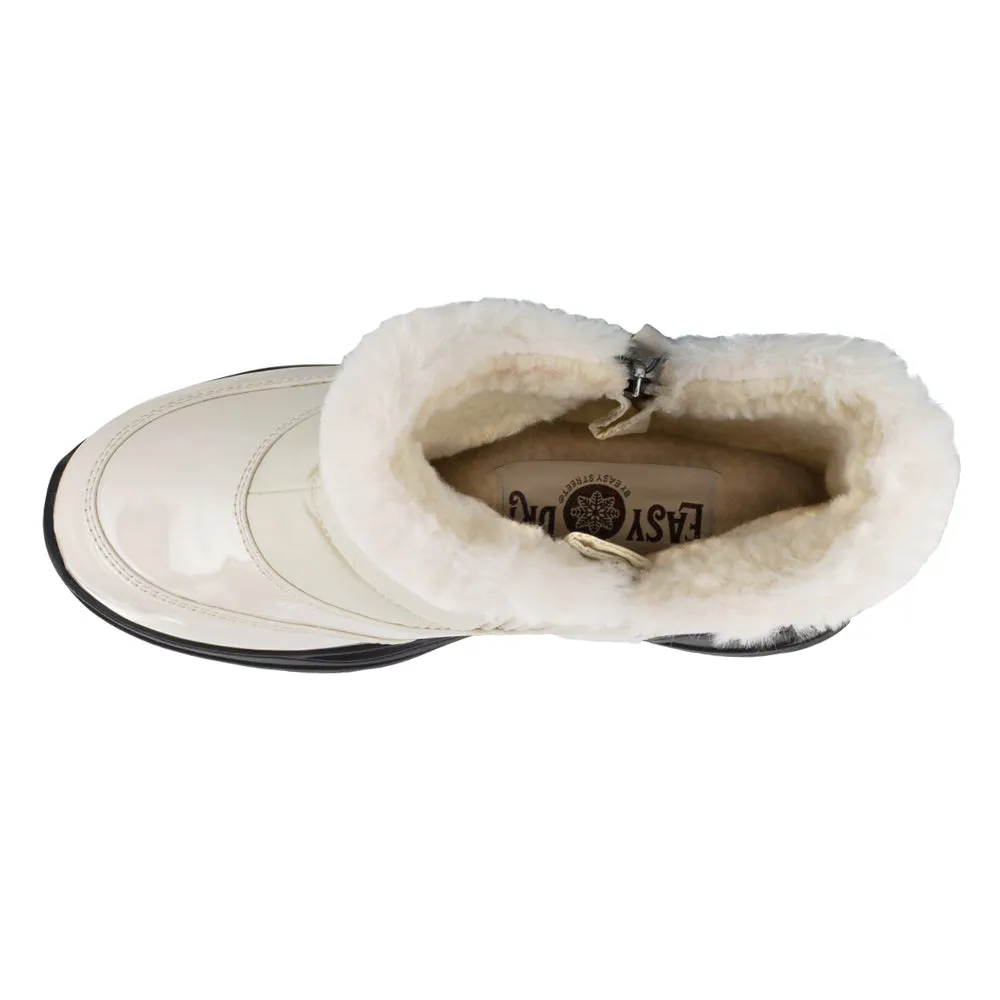 Frosty Zippered Round Toe Boots