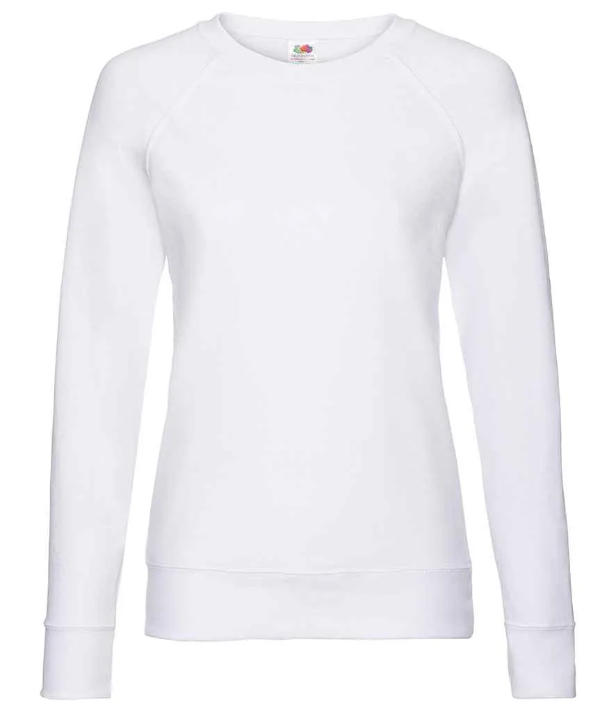 Fruit of the Loom Lady Fit Lightweight Raglan Sweatshirt