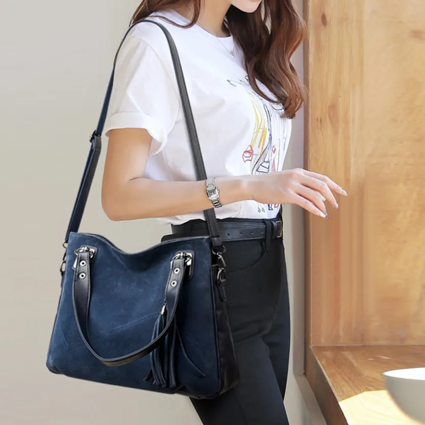 Funki Buys | Bags | Handbags | Women's Suede Shoulder Bag