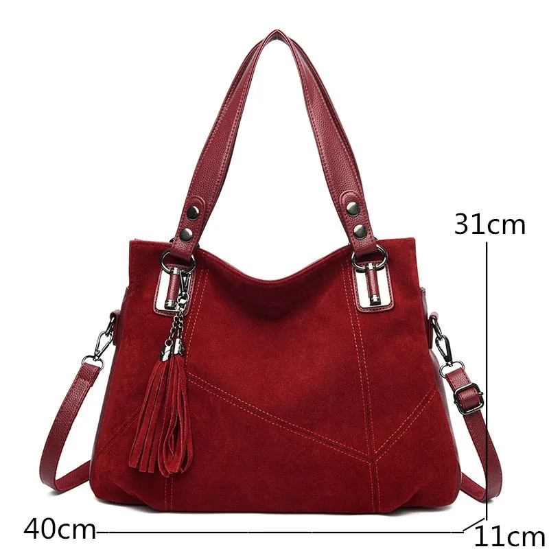 Funki Buys | Bags | Handbags | Women's Suede Shoulder Bag