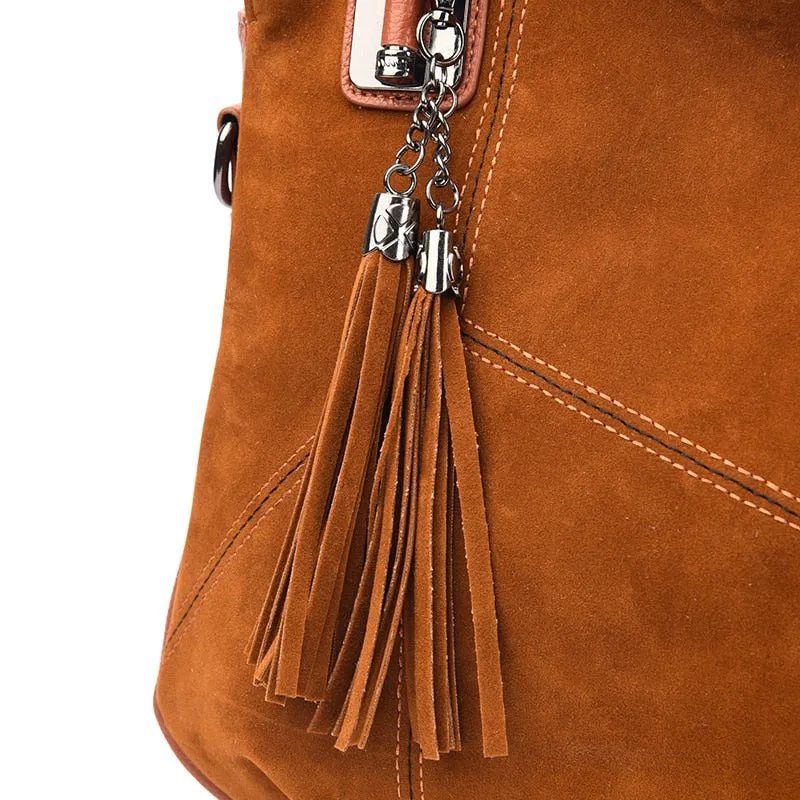 Funki Buys | Bags | Handbags | Women's Suede Shoulder Bag