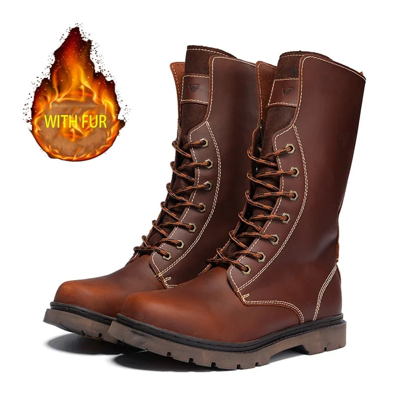Funki Buys | Boots | Men's Leather Hiking Boots | Hunting Boots