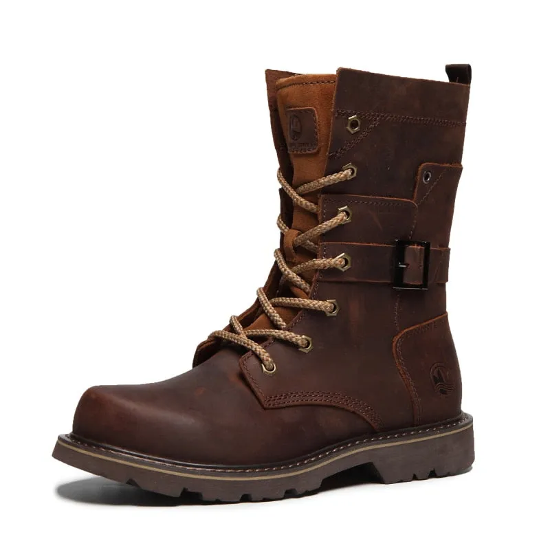 Funki Buys | Boots | Men's Leather Hiking Boots | Hunting Boots