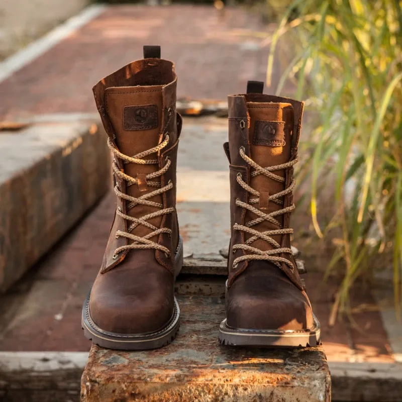 Funki Buys | Boots | Men's Leather Hiking Boots | Hunting Boots