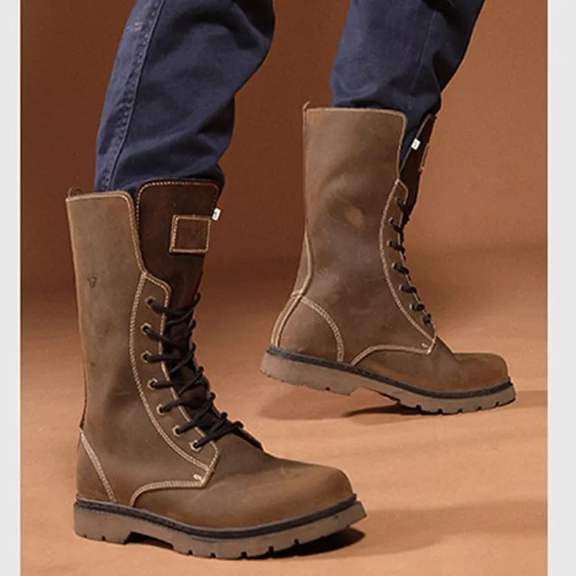 Funki Buys | Boots | Men's Leather Hiking Boots | Hunting Boots