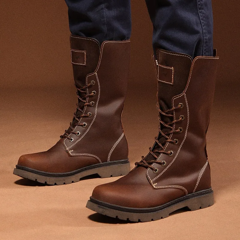 Funki Buys | Boots | Men's Leather Hiking Boots | Hunting Boots