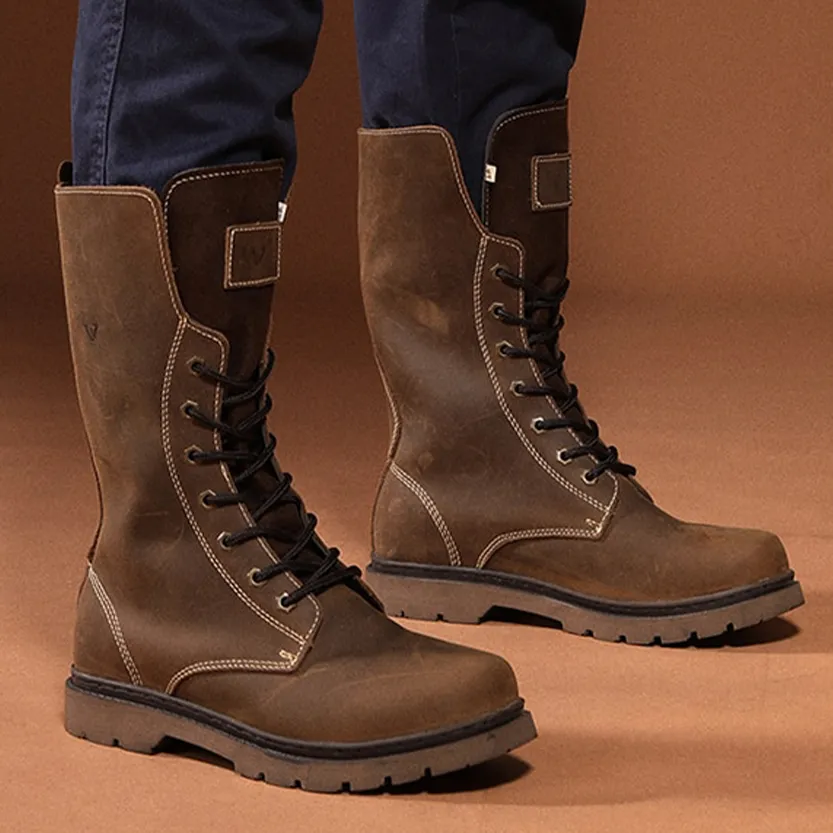 Funki Buys | Boots | Men's Leather Hiking Boots | Hunting Boots