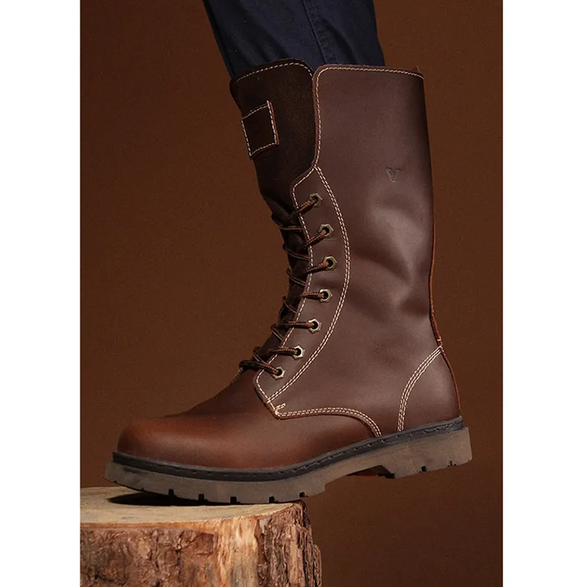 Funki Buys | Boots | Men's Leather Hiking Boots | Hunting Boots